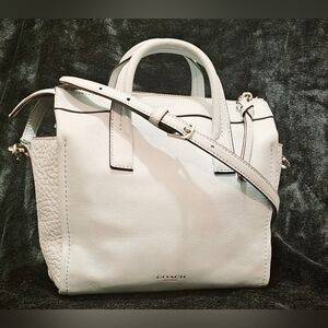 Coach light blue Bleecker Mini Riley Carry all